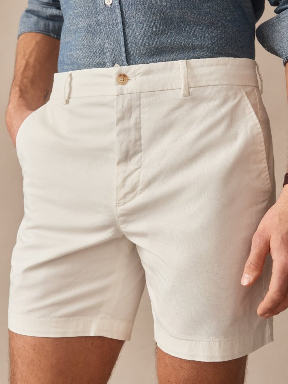 J McLaughlin Chatham Shorts - Stone NEW